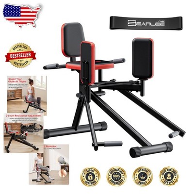 Home Gym Hip Abductor Machine | Sculpt Glutes & Thighs | Max 100lb Resistance...