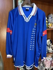 FRANCE 1998/2000 Autographs World Cup Euro Champions JERSEY SHIRT 2XL 10 ZIDANE