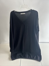 Genhoo Women's Black Sweater Dress Size XL
