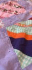 VTG Quilt Patchwork Squares Hand Made Hand Tied 66” x 77” — photo 5