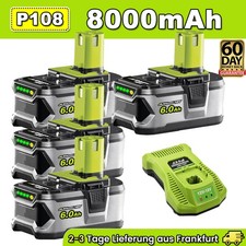 Batteria 18V 8.0Ah per RYOBI One Plus litio RB18L50 P108 P109 batteria 18 Volt NX