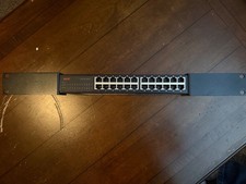 APC 24 port Ethernet Switch AP9224110 Black with Mounting Brackets