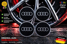 OEM Original Audi Felgendeckel Nabendeckel schwarz glänzend Audi 81A601170A 60mm