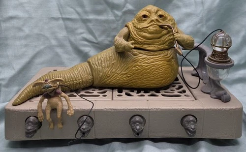 Star Wars 1983 Vintage Jabba The Hutt  Salacious Crum Playset  Kenner Complete
