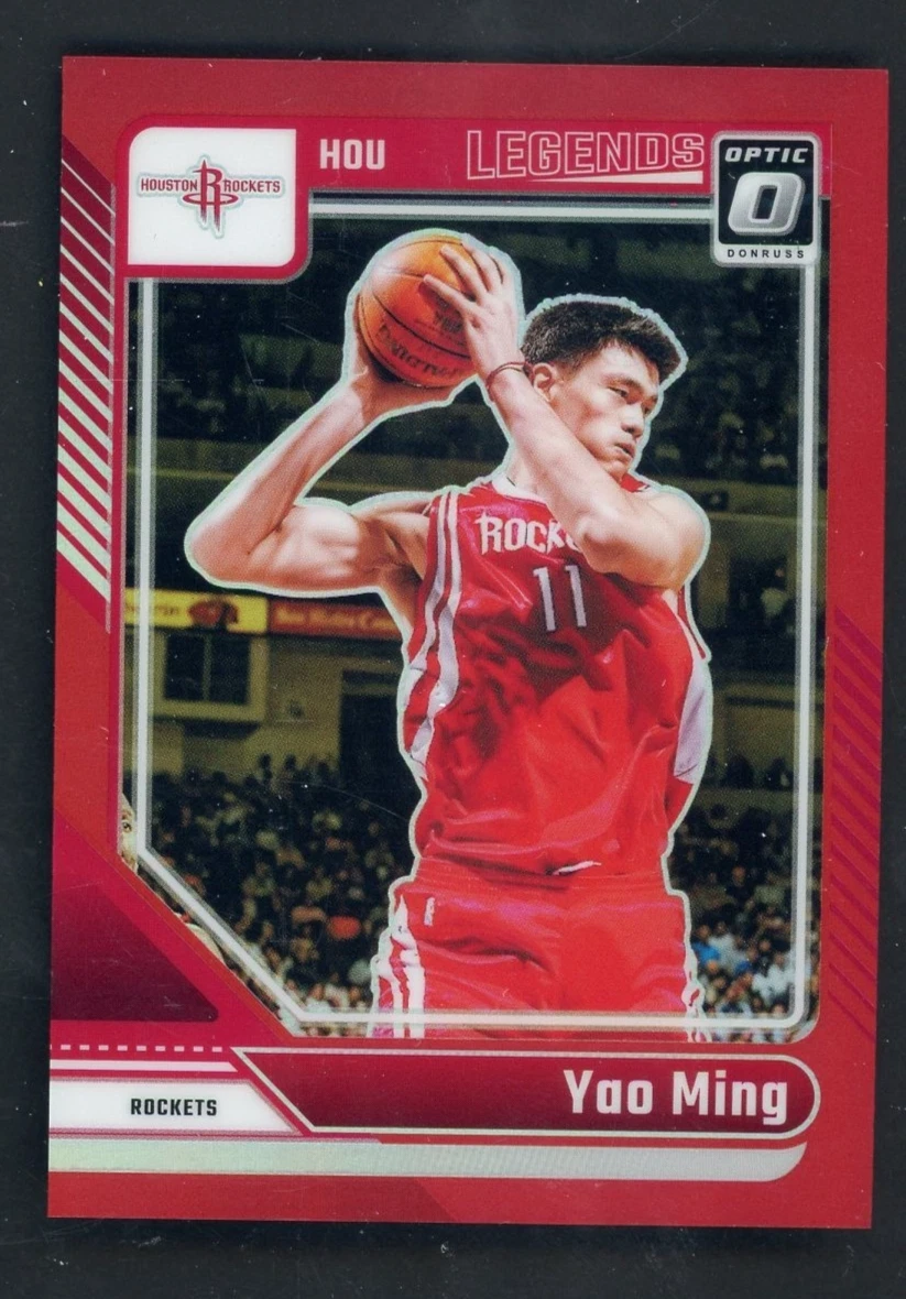Panini Yao Ming Basketball Serial Numbered Sports Trading Cards