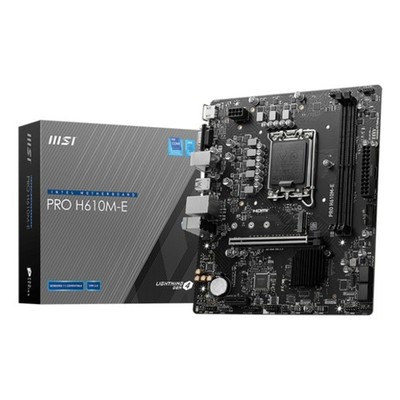 Motherboard MSI PRO H610M-E DDR5 - Micro ATX - LGA 1700 - Intel H610