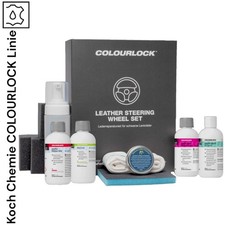 COLOURLOCK Lederreparatur Set Lenkrad Pflegeset SCHWARZ