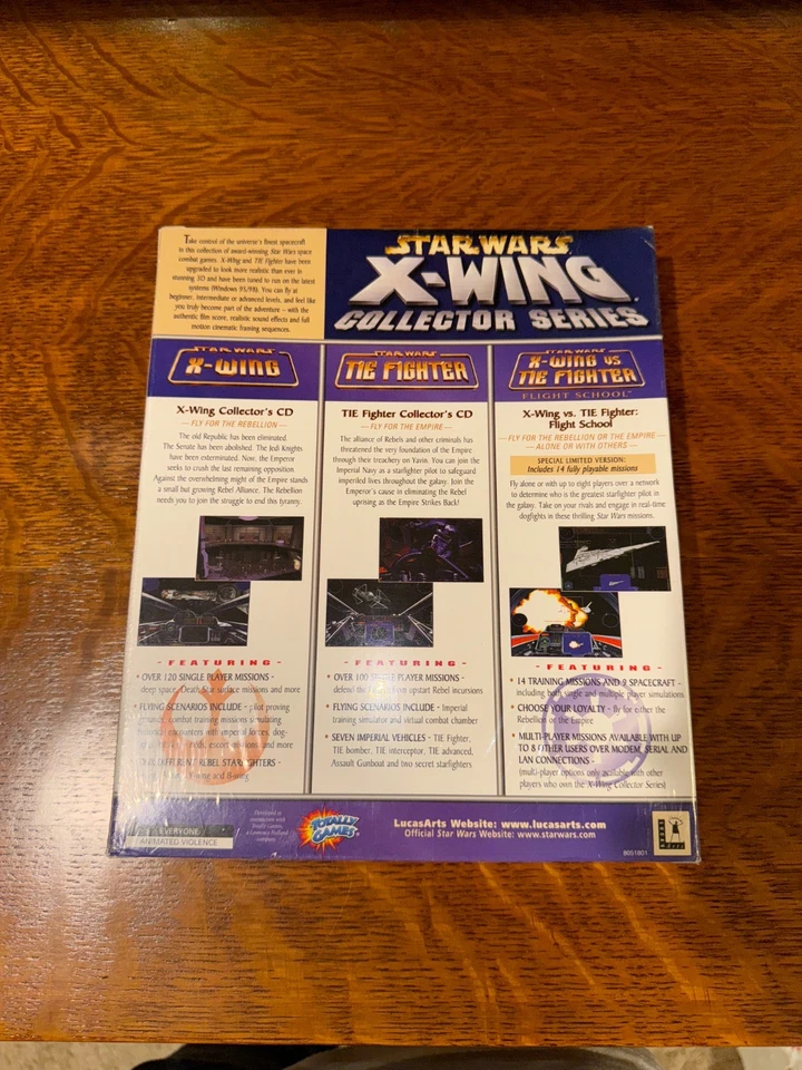 SEALED Brand New Vintage Star Wars X-Wing Collector Series - 3 game set - Image 3 of 4