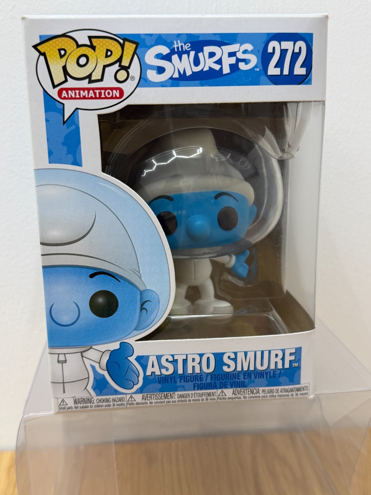 Funko Pop! Vinyl: The Smurfs - Astro Smurf #272 + Free Pop Protector