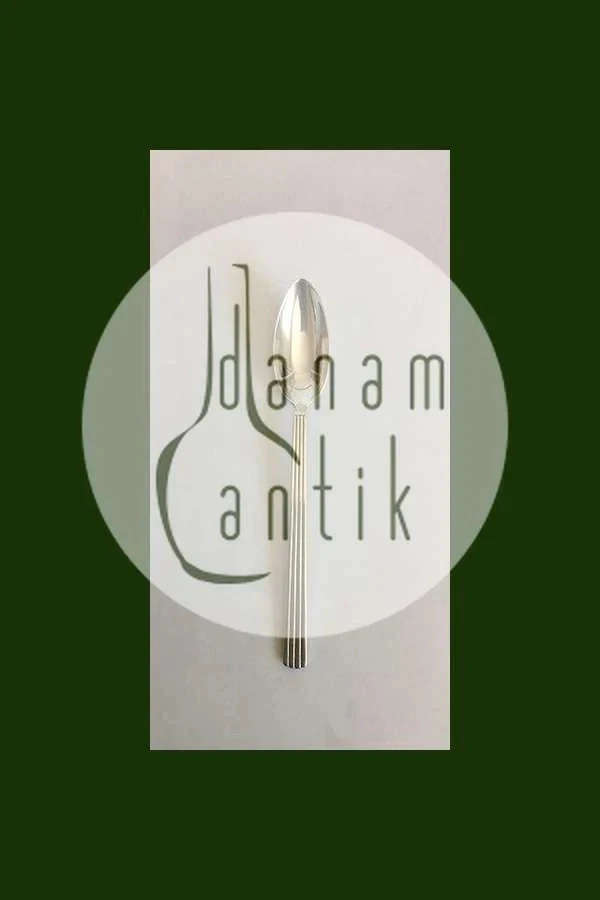 Cuchara de Postre Georg Jensen Bernadotte Plata de Ley Nº 021 Foto 4 de 4