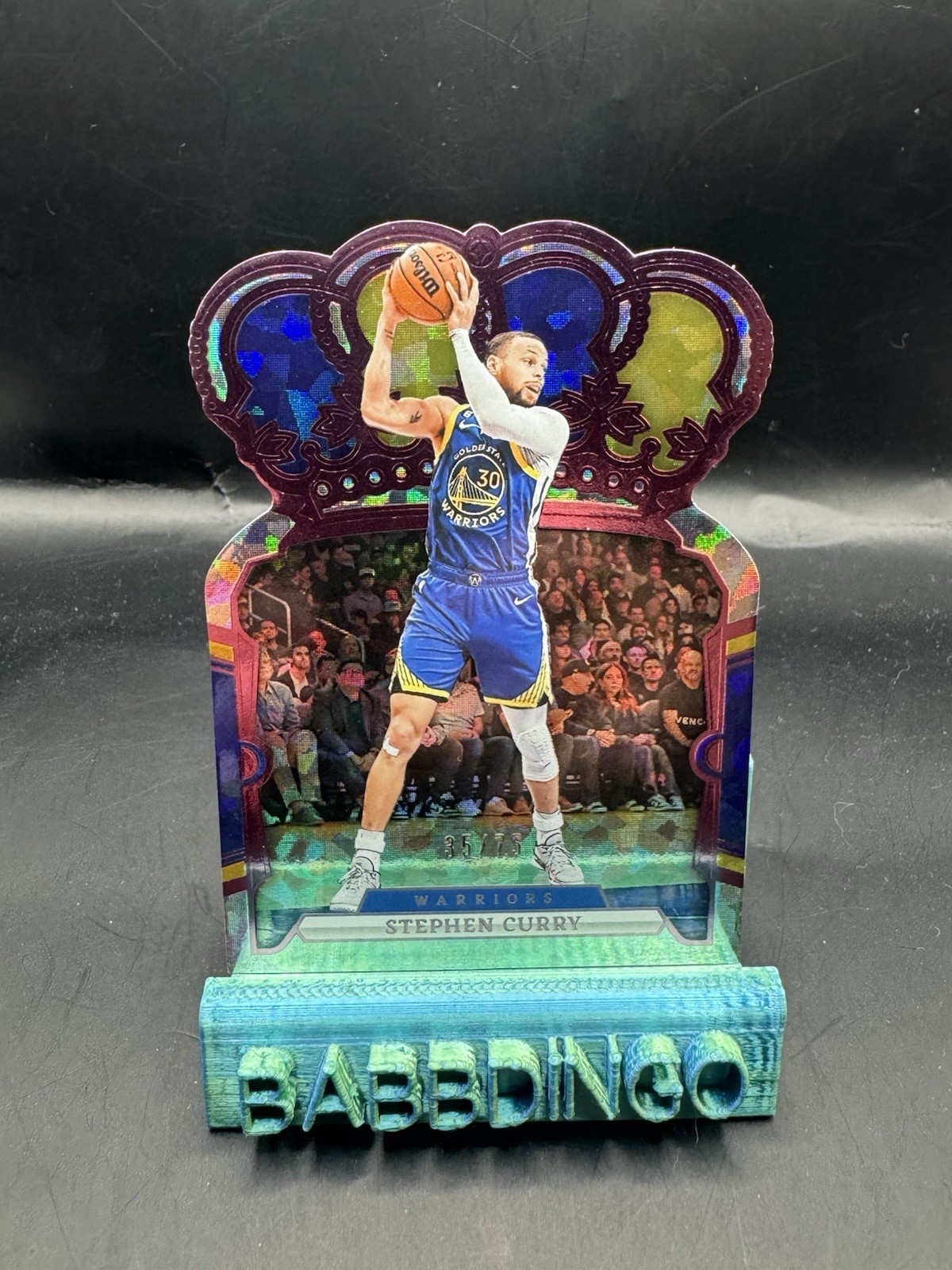 2023 Panini Crown Royale- Stephen Curry #33 Crystal Pink Die Cut /75