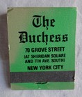 Vintage Matchbook, The Duchess, Lesbian Bar, New York City, Gay, LGBTQ Interest — photo 2