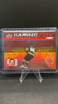 2024-25 Upper Deck Series 1 David Pastrnak Gaming FOV #GFOV-4 Boston Bruins