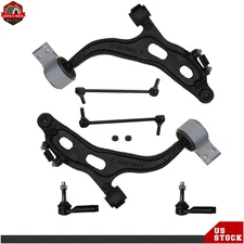 6× For 2010/2011/2012 Taurus Flex Control Arm w/ Bushings & Ball Joint Tie Rods