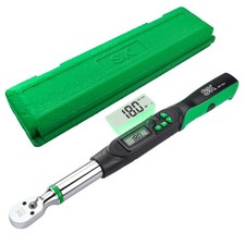 3/8" Drive Digital Torque Wrench, 6.8 to 135 N-M, LED Display, Four Units of ...