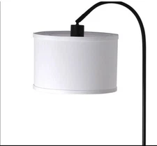 FLOOR LAMPS Includes LED Light Bulb)  58 X 20.625" ROOM ESSENTIALS BLACK (2) ARC