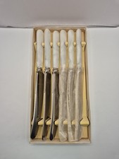 Old Stock 6 Vintage Butter Knives By Leppington Cutlers Sheffield Firth Brearley