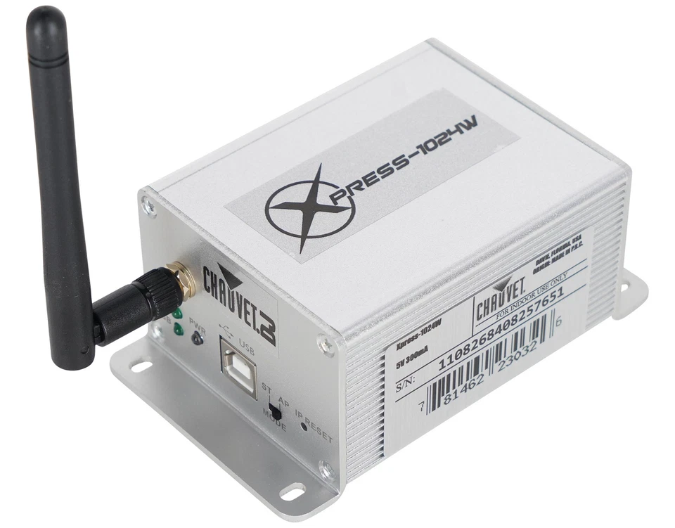 Chauvet DJ XPRESS1024W Aluminum DMX Interface for ShowXpress+Cables+Backpack - Image 2 of 4