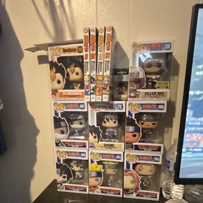 Funko Exclusive Pop! Vinyl Naruto Figures Naruto, Sasuke, Killer Bee, Yu Nishin 