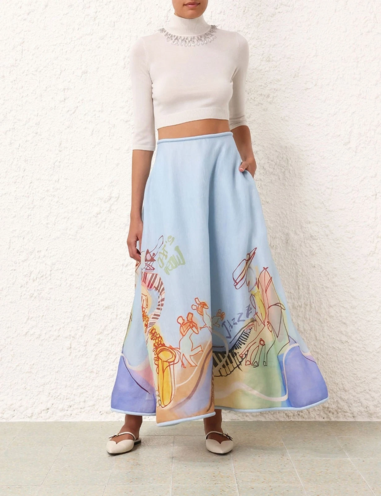 Zimmerman matchmaker poster flare skirt RRP $1,250 BNWT and receipt
Opens in a new window or tab