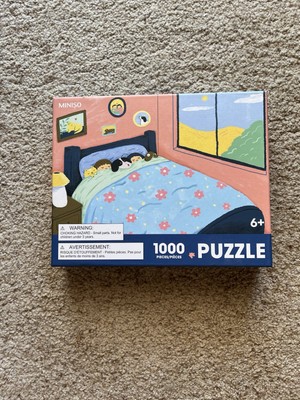 NEW Miniso Kids and Pets Cuddling Sleep 1000 Piece Jigsaw Puzzle