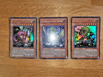 Yu-Gi-Oh Sphinx Set, Androsphinx, Teleia, Theinen Ultra Rare EP1-DE001-003 - Bild 1 von 2