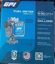 GPI M30-G6N Mechanical Fuel Meter - 5-30 GPM - Part # 165100-03 NEW In Box.