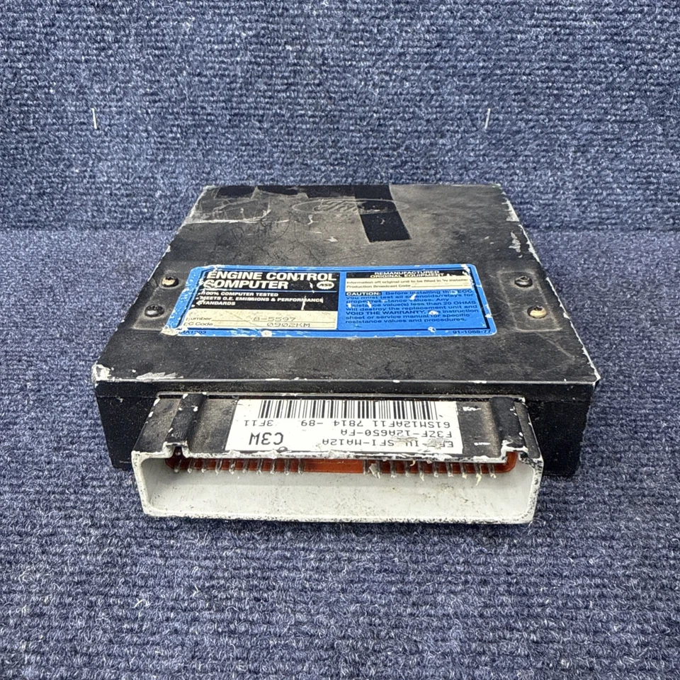 Computadora motor aire masivo Ford C3W Foxbody 89-93 Mustang 5,0 L ECU ECM GT40 Cobra Foto 4 de 4