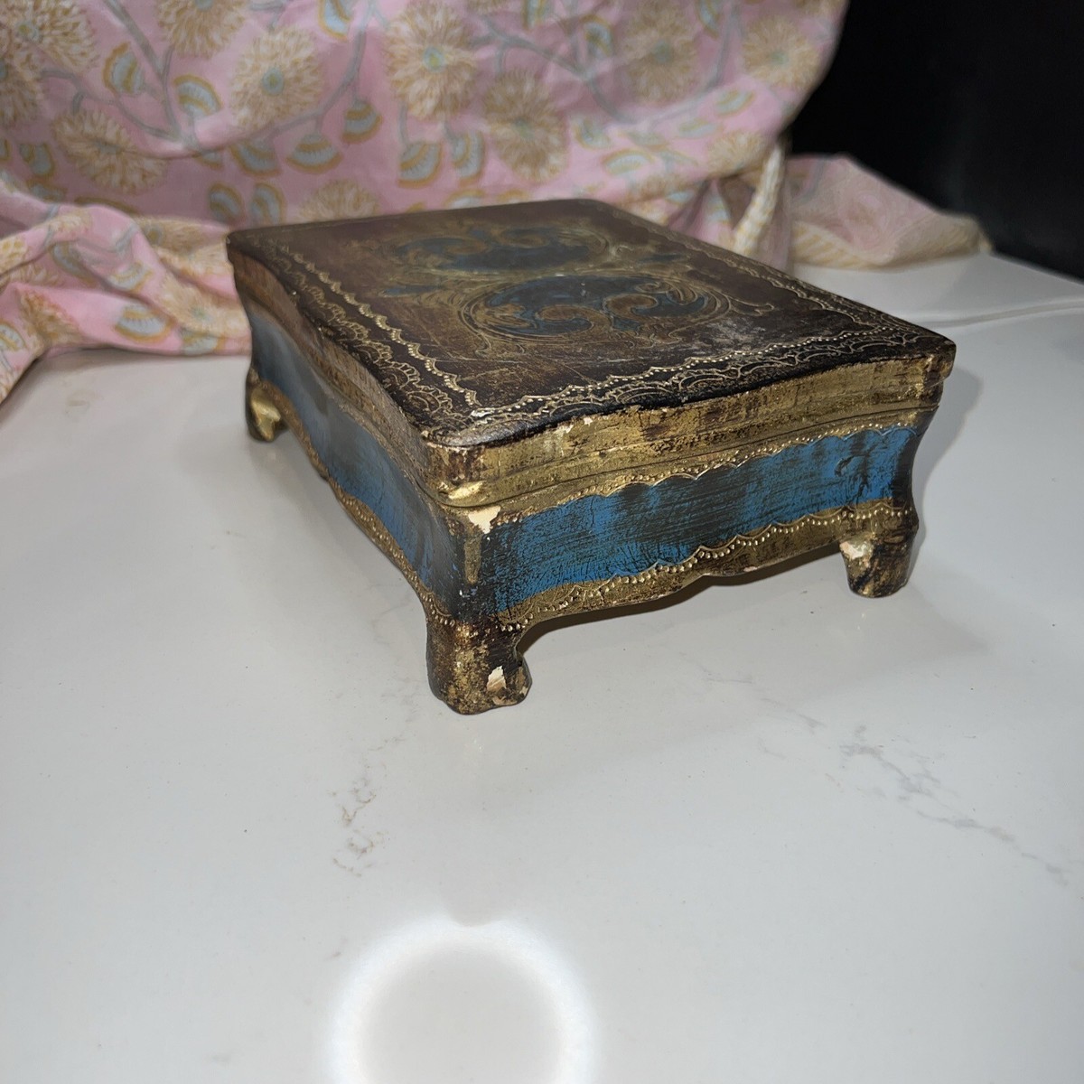 vintage wood box 7” W | eBay