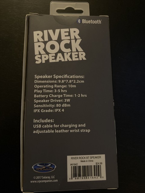 River Rock Speaker by Solaray Bluetooth 