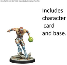 Gorgon model, card  base from Inhuman Royal Court Marvel Crisis Protocol