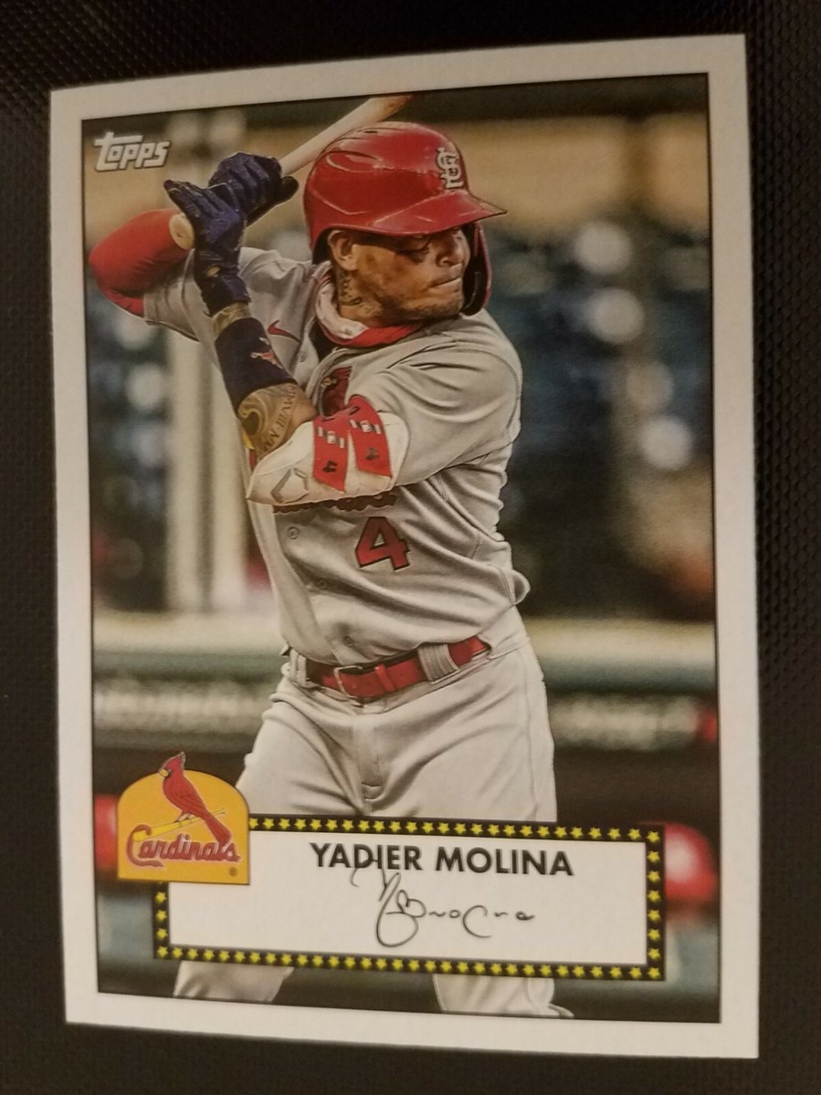 2021 Topps Redux 1952 Yadier Molina #T52-30 - Minty Fresh