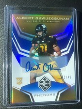 2020 Panini Chronicles Draft Picks Albert Okwuegbunam Limited AUTO RC #d /49 SP