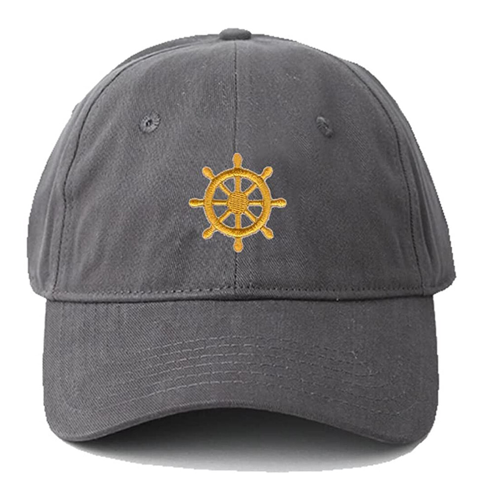 Men Baseball Cap Captains Wheel Embroidery Hat Embroidered Hats