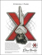 2013 Dean Markley Helix guitar strings advertisement semi-naked ad print