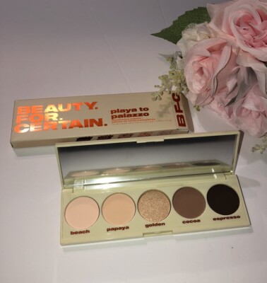 Beauty For Certain Playa to Palazzo Eyeshadow Palette 0.8oz Full Size New In Box