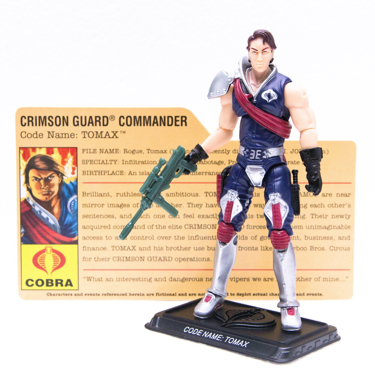 2008 Hasbro G.I. JOE 25th Anniversary TOMAX & XAMOT v6 Crimson