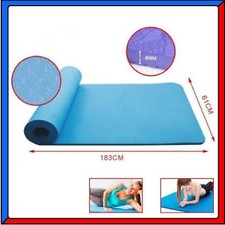 TAPPETINO TAPPETO PER GINNASTICA PALESTRA FITNESS YOGA PILATES ANTISCIVOLO 1 cm 