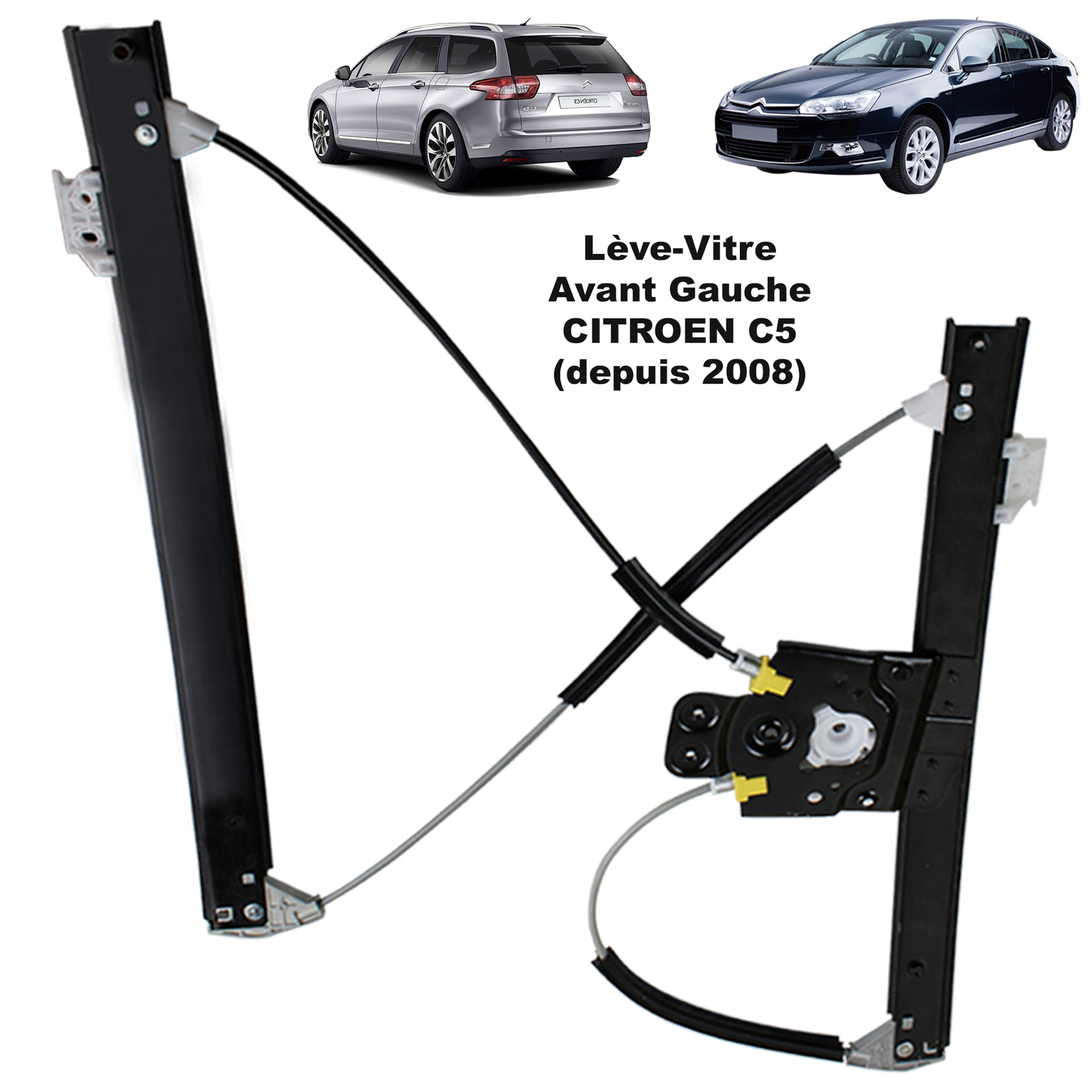 Lève vitre électrique avant gauche bloqué solution de rechange pour Citroën C5 Tourer - 2