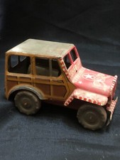 jouet tole voiture ancienne joyax jeep sheriff