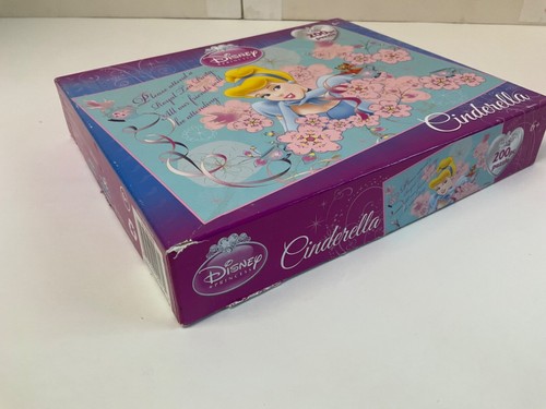 Complete ! Disney Cinderella 200 Piece Puzzle Princess 100 Flower Ball Tea Party - Picture 8 of 10