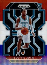 2021-22 Panini Prizm - Red White & Blue Prizm #287 Scottie Lewis (RC)