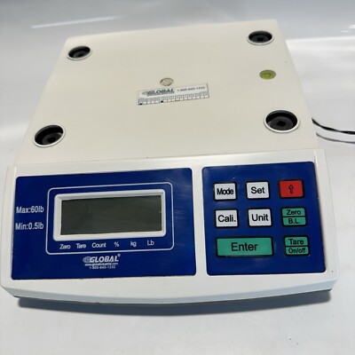 Global Industrial  Electronic Counting Scale, 60 lb. Capacity