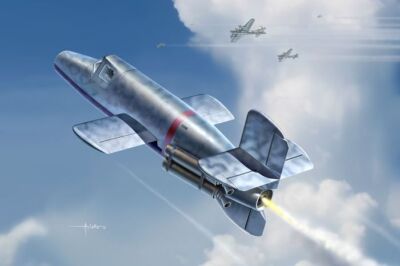 Brengun BRP72001 1/72 Bachem Ba349A Natter plastic construction kit