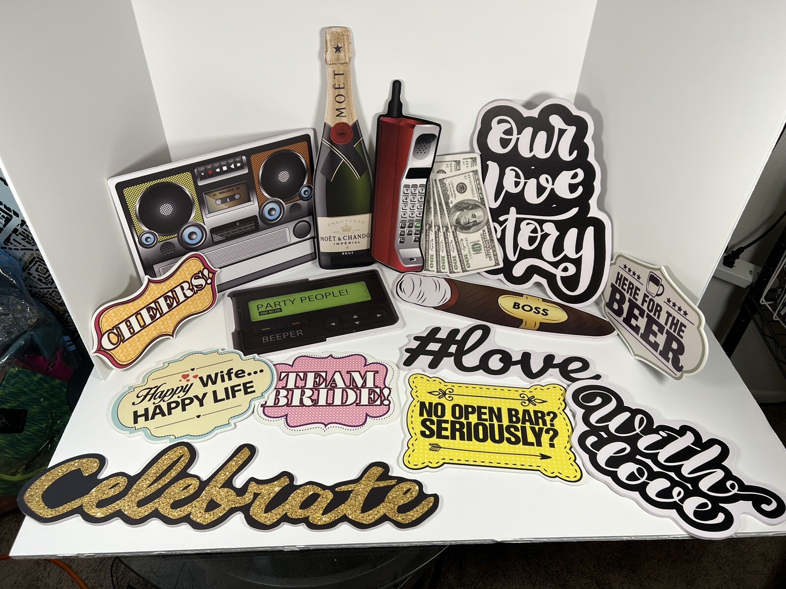 wedding photo booth props eBay