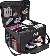 Trunk Organizer, Golf, Storage, Collapsible Storage Travel Bag Car Shoes Sports