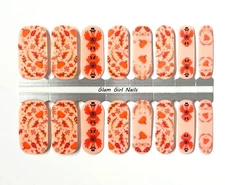 Pilgrim Turkeys Thanksgiving Nail Polish Strips / Nail Wraps / Nail Stickers