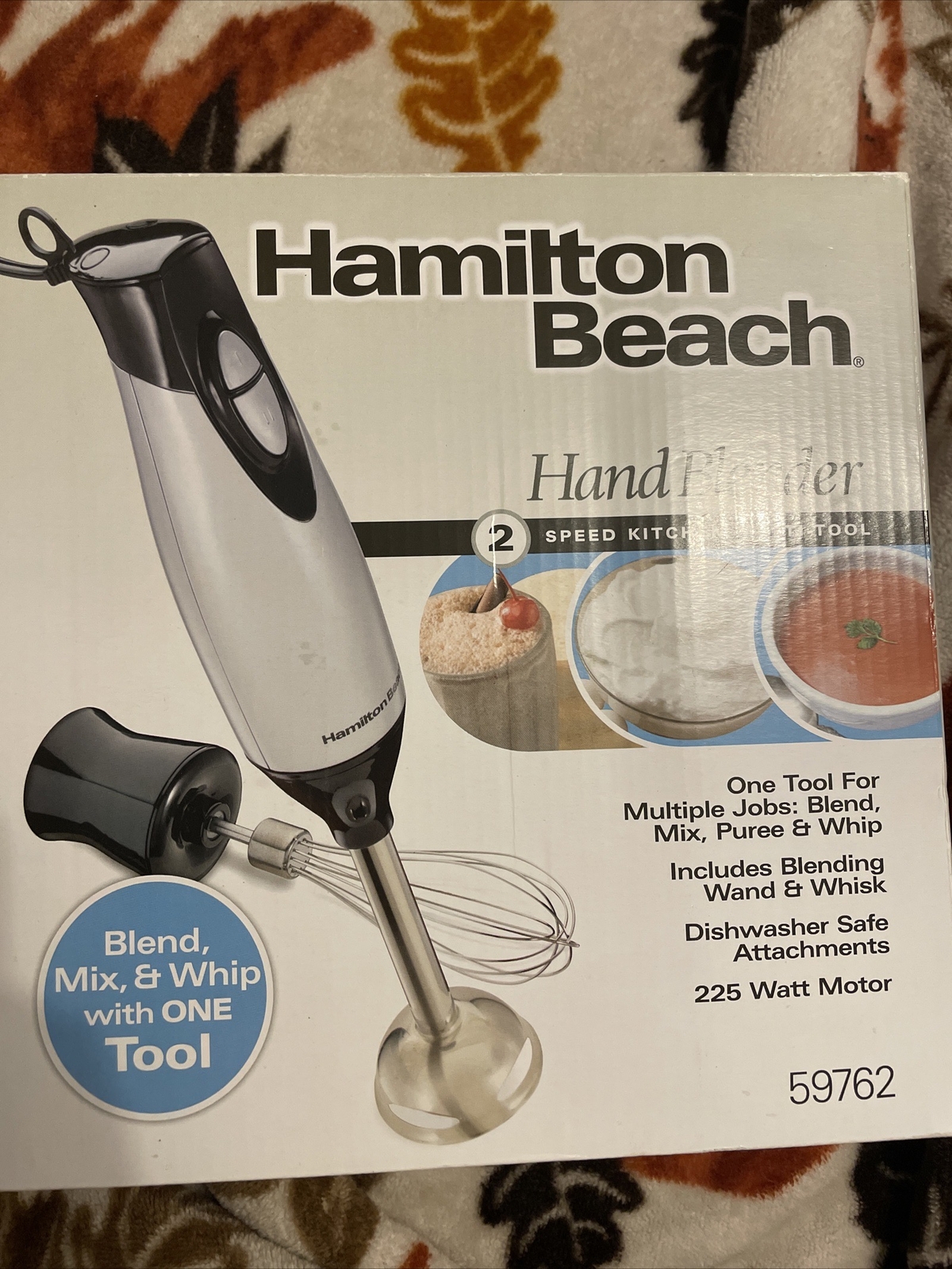 Hamilton Beach HAND BLENDER 2-Speed Blending Wand & Whisk  Blend Mix Puree New