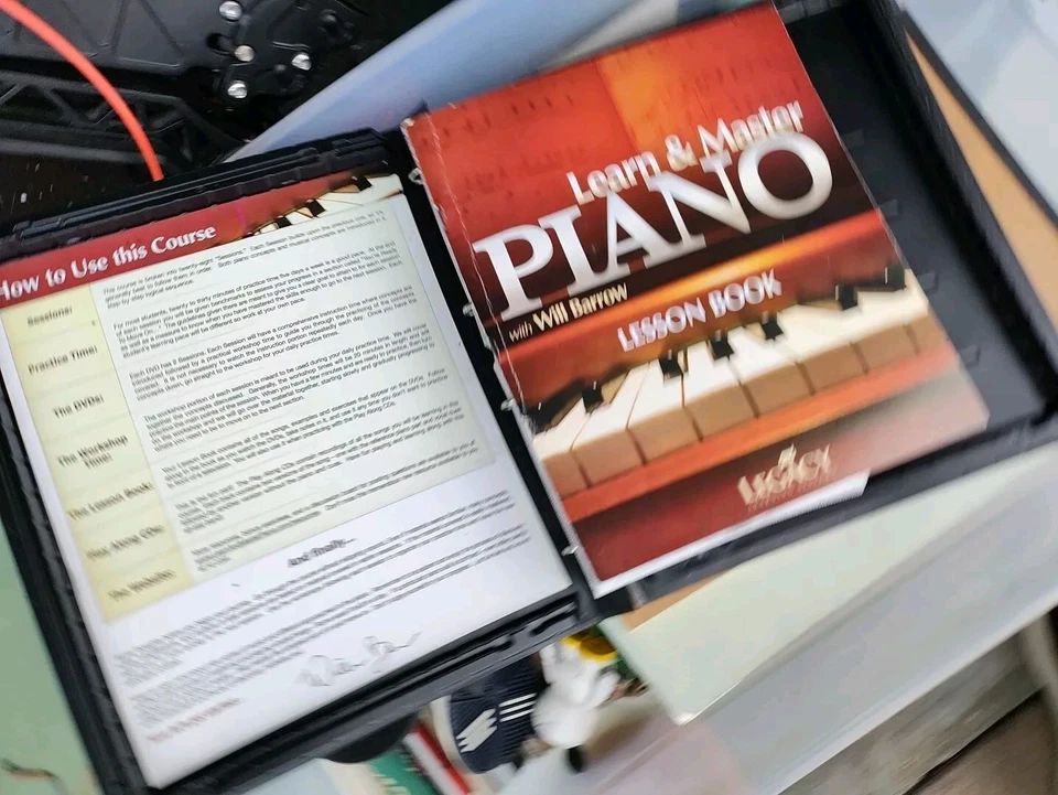 Learn & Master Piano Book, Workshops With DVD's, & play along CD's Used - Image 3 of 4