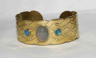 Bijou manchette bracelet doré or fin Aurélie Joliff - Photo 1/4